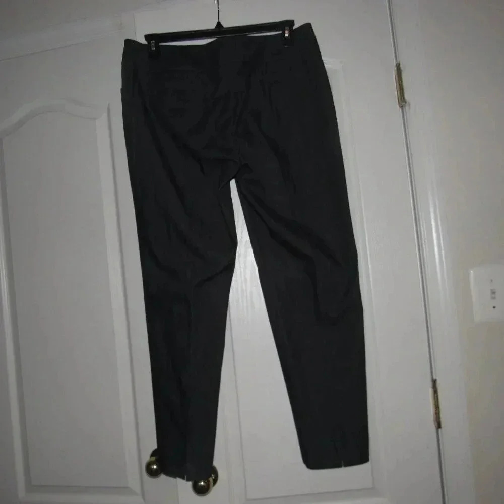 TALBOTS Signature Cotton Blend Stretch Gray Pants Size 14 - Picture 4 of 7